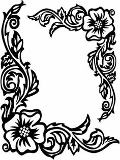 Flower swirls ornaments vector | Free Vector Graphic Resources ...