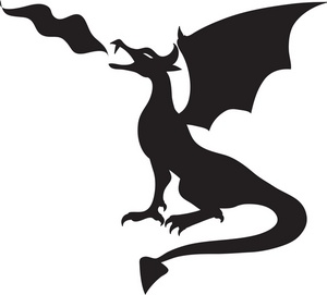Dragon Clipart Black And White - Free Clipart Images