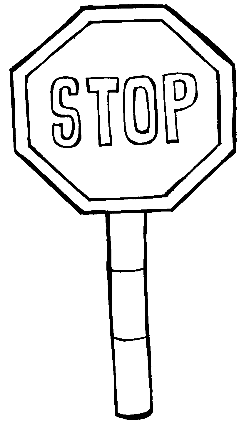 Stop Sign Template Printable - AZ Coloring Pages