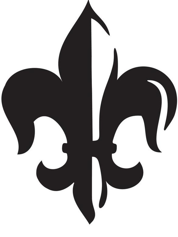 Fleur De Lis Printable Stencil Clipart - Free to use Clip Art Resource