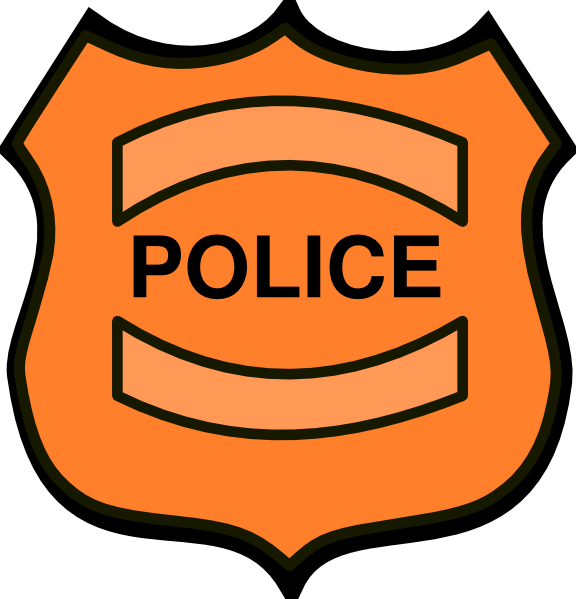 Cartoon Police Badge
