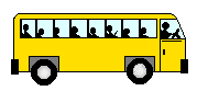 School clip art of a yellow school bus and a line drawn school bus ...