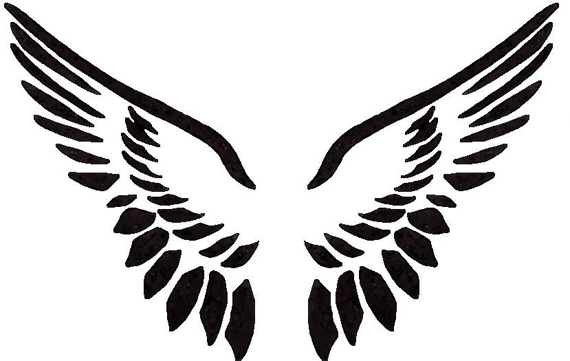 Angel Wing Stencil