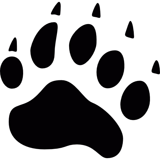 Bear pawprint - Free Animals icons