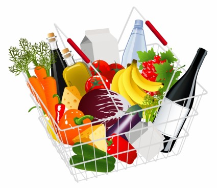 527 views Supermarket shopping vector Free vector in Encapsulated PostScript ...