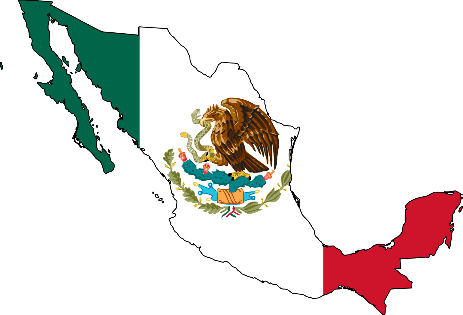 Mexican Flag Symbol Picture - ClipArt Best