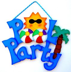 Water Party | Pool Parties, Beach Ball and Flip Flops