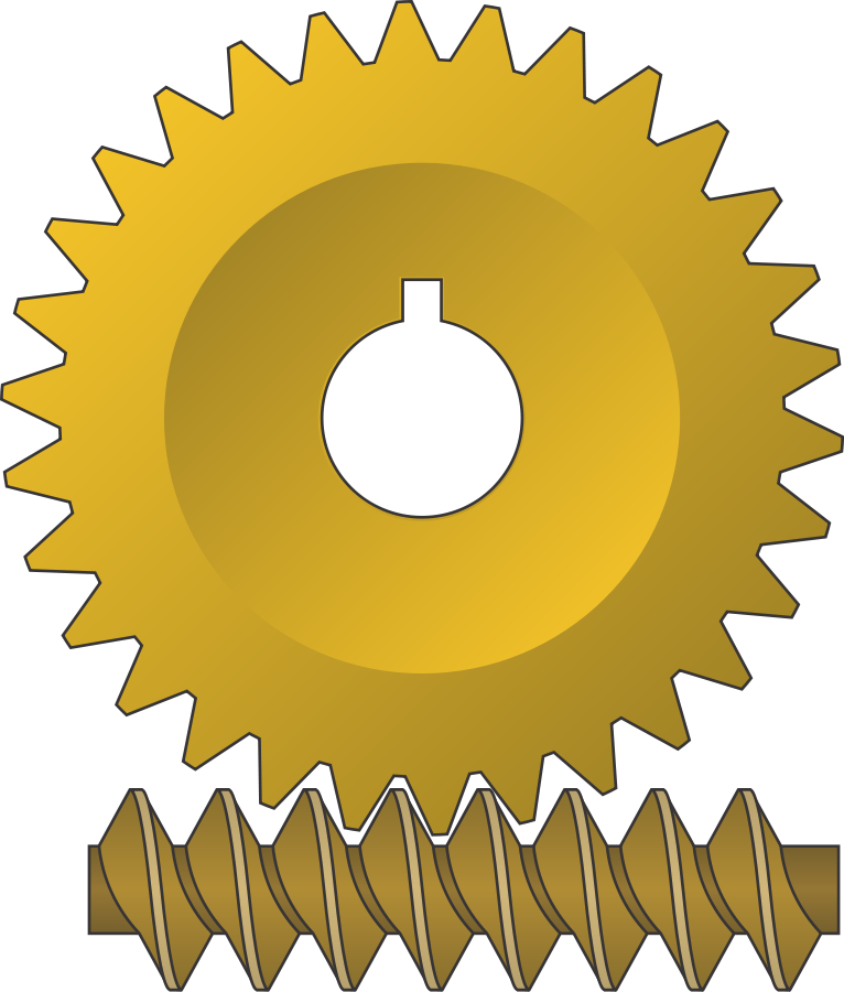 Two Gears Gray Clipart, vector clip art online, royalty free ...