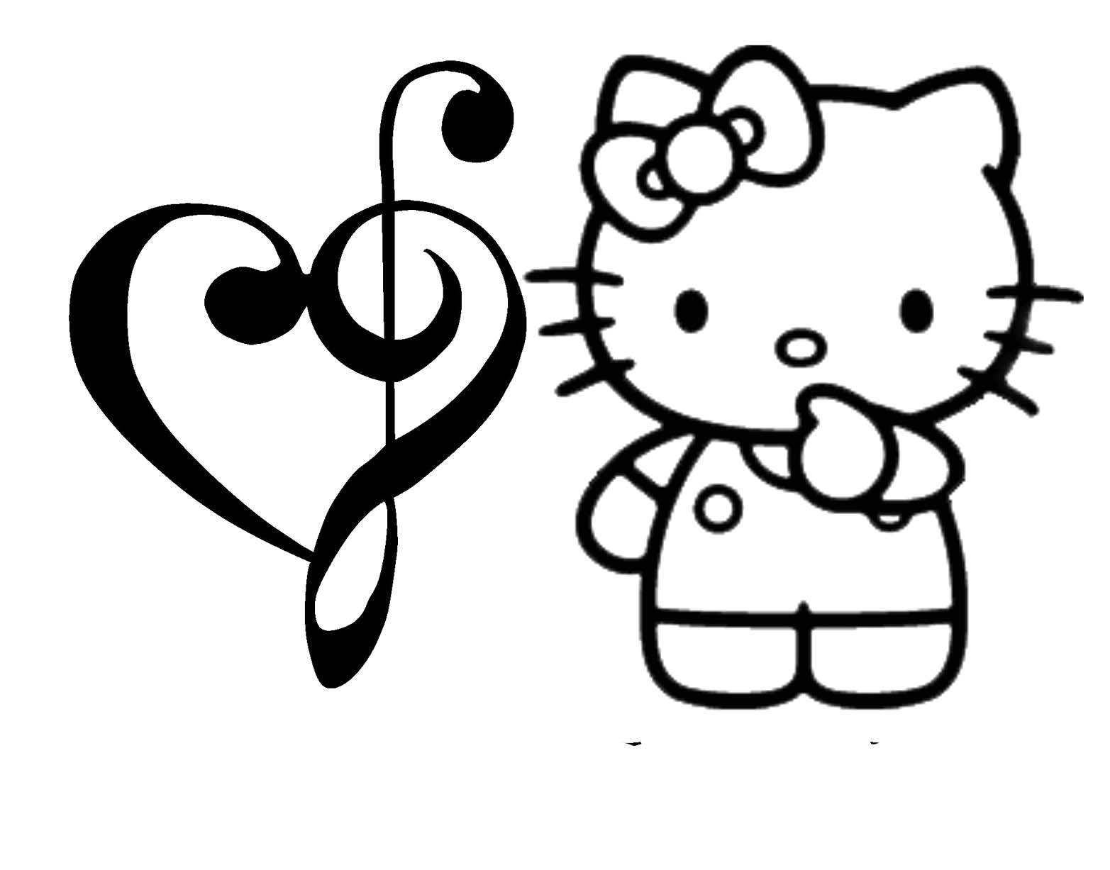 Hello Kitty Valentine Coloring Pages | Wallpaper ZOO