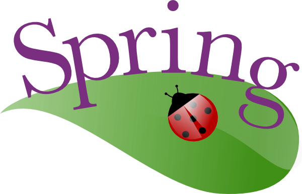 Spring Ladybug On A Leaf Clip Art - vector clip art ...