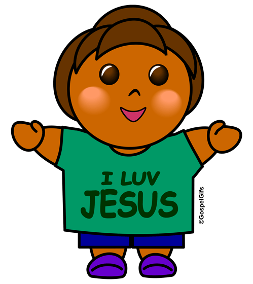 Christian Clip Art: Kids for Jesus Color Pictures: Kendra