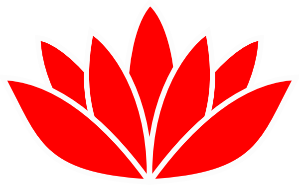 Red Lotus Flower Picture clip art - vector clip art online ...