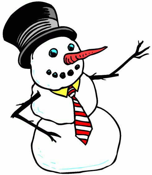 clipart pictures snowman - photo #39