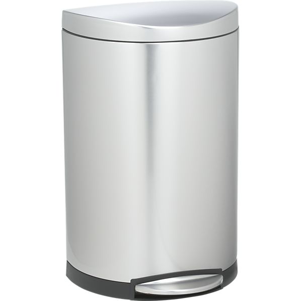 simplehuman® 10.5-Gallon Deluxe Semi-Round Trash Can in Trash Cans ...