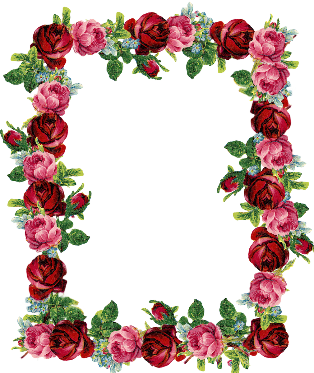 Flower borders, Clip art and Borders free