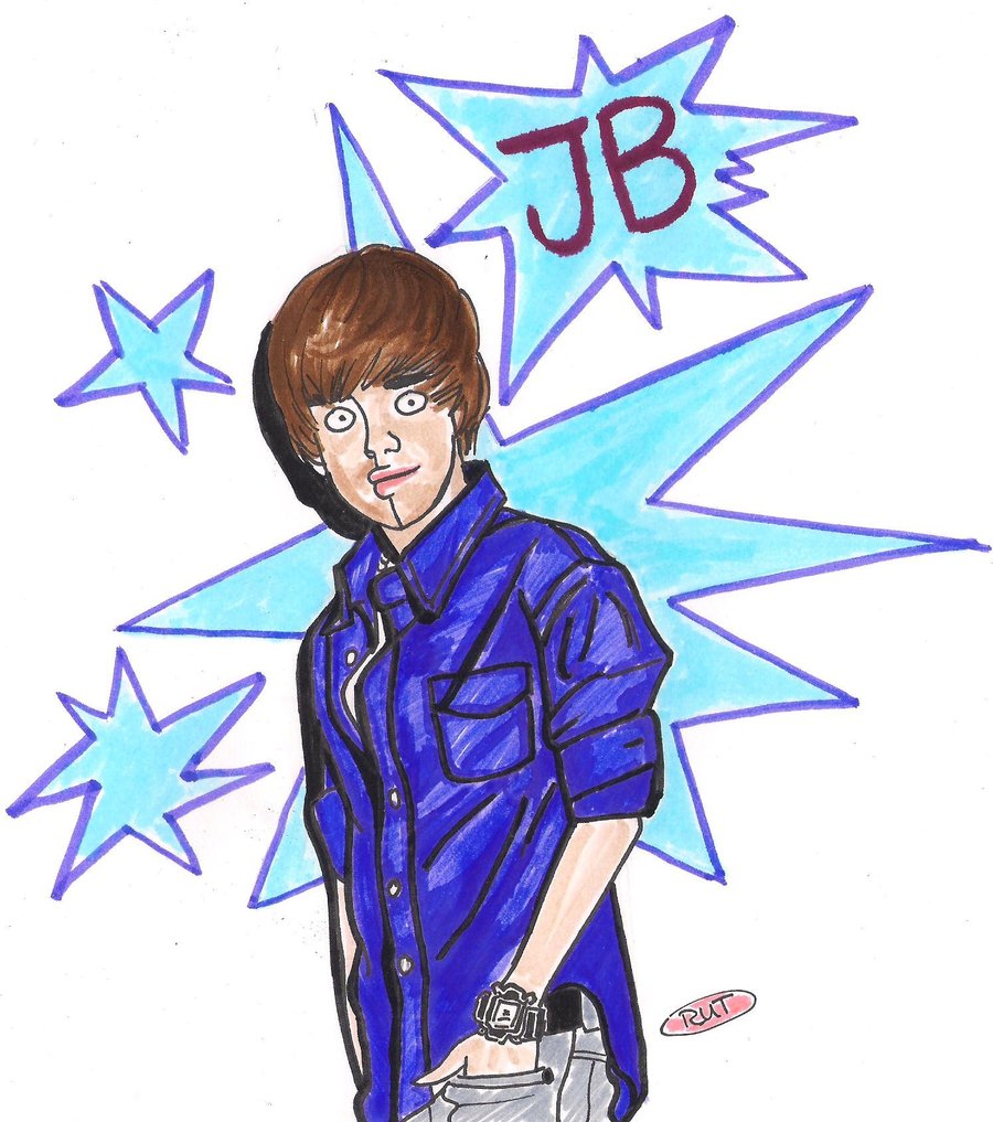 J. Bieber cartoon by Lady-Blue-Dandelion on DeviantArt