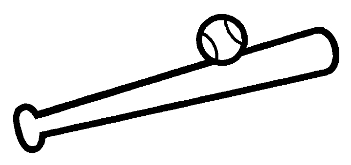 Baseball bat drawings clipart - Clipartix