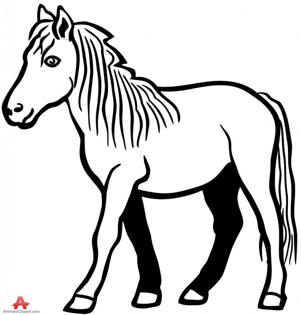 Horse Outline Drawing - Drawing Art Library