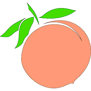 Peach clipart #PeachClipart, Fruit clip art photo ...