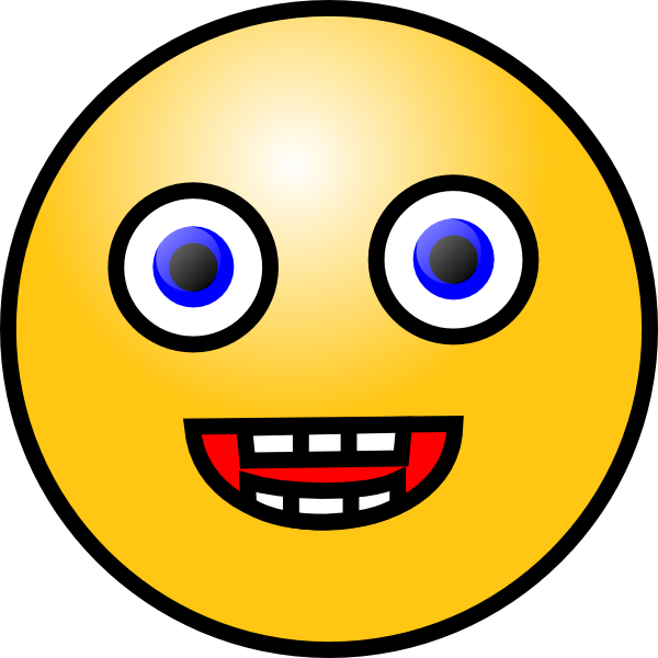 Crazy Emoticon Face | Free Download Clip Art | Free Clip Art | on ...