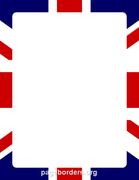 Union Jack Border: Clip Art, Page Border, and Vector Graphics