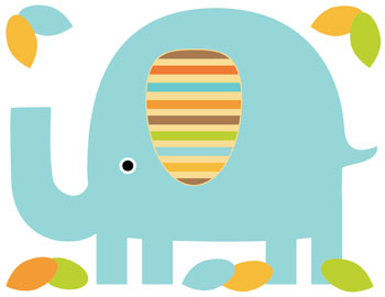 Elephant clipart baby boy