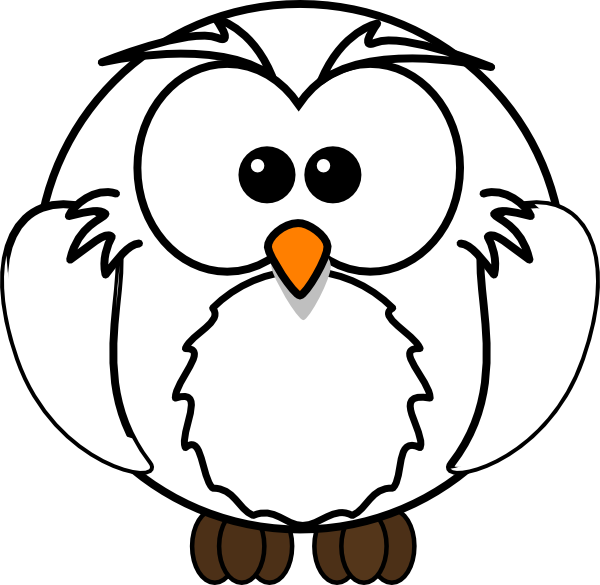 White owl clipart