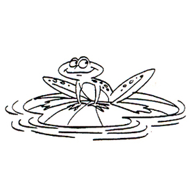 2 Frogs On A Lily Pad Clip Art Clipart - Free to use Clip Art Resource