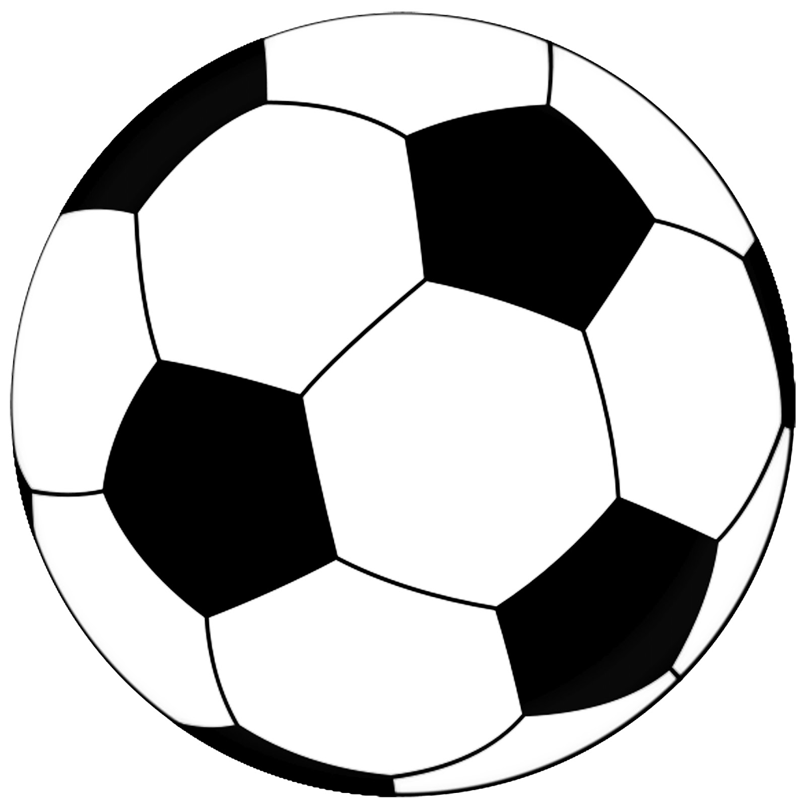 Soccer Ball Template ClipArt Best