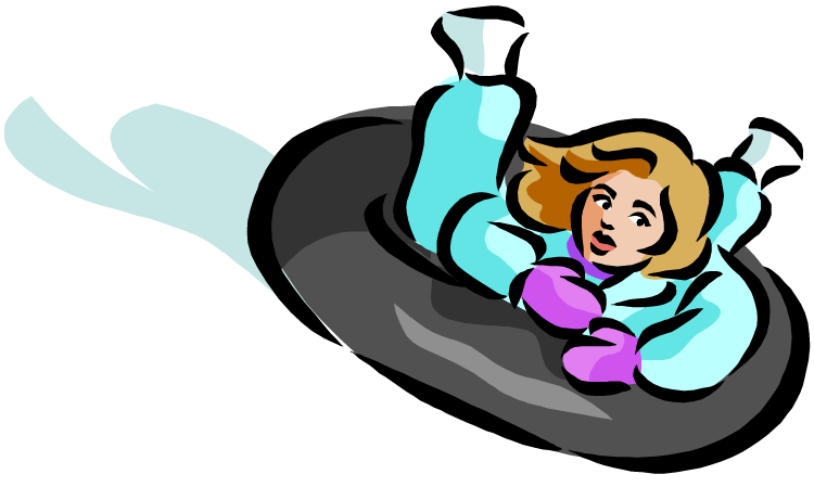 free clip art snow tubing - photo #3