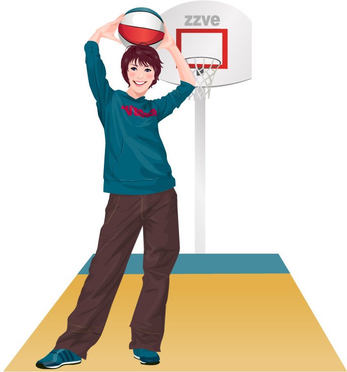 Cartoon Basketball | Free Download Clip Art | Free Clip Art | on ...