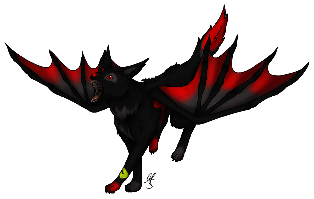 Wolf With Wings - ClipArt Best