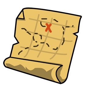 Printable treasure map clipart - Clipartix