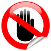 Do Not Touch Clipart