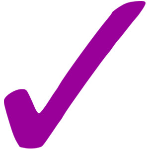Free Purple Check Mark - ClipArt Best
