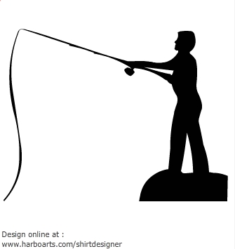 Download : Man Fishing - Vector Graphic