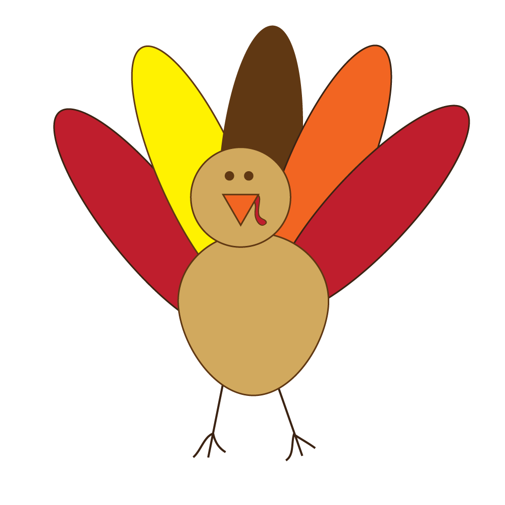 Thanksgiving Turkey Clip Art Borders