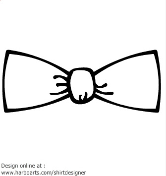 525 views Black and white bow tie clipart