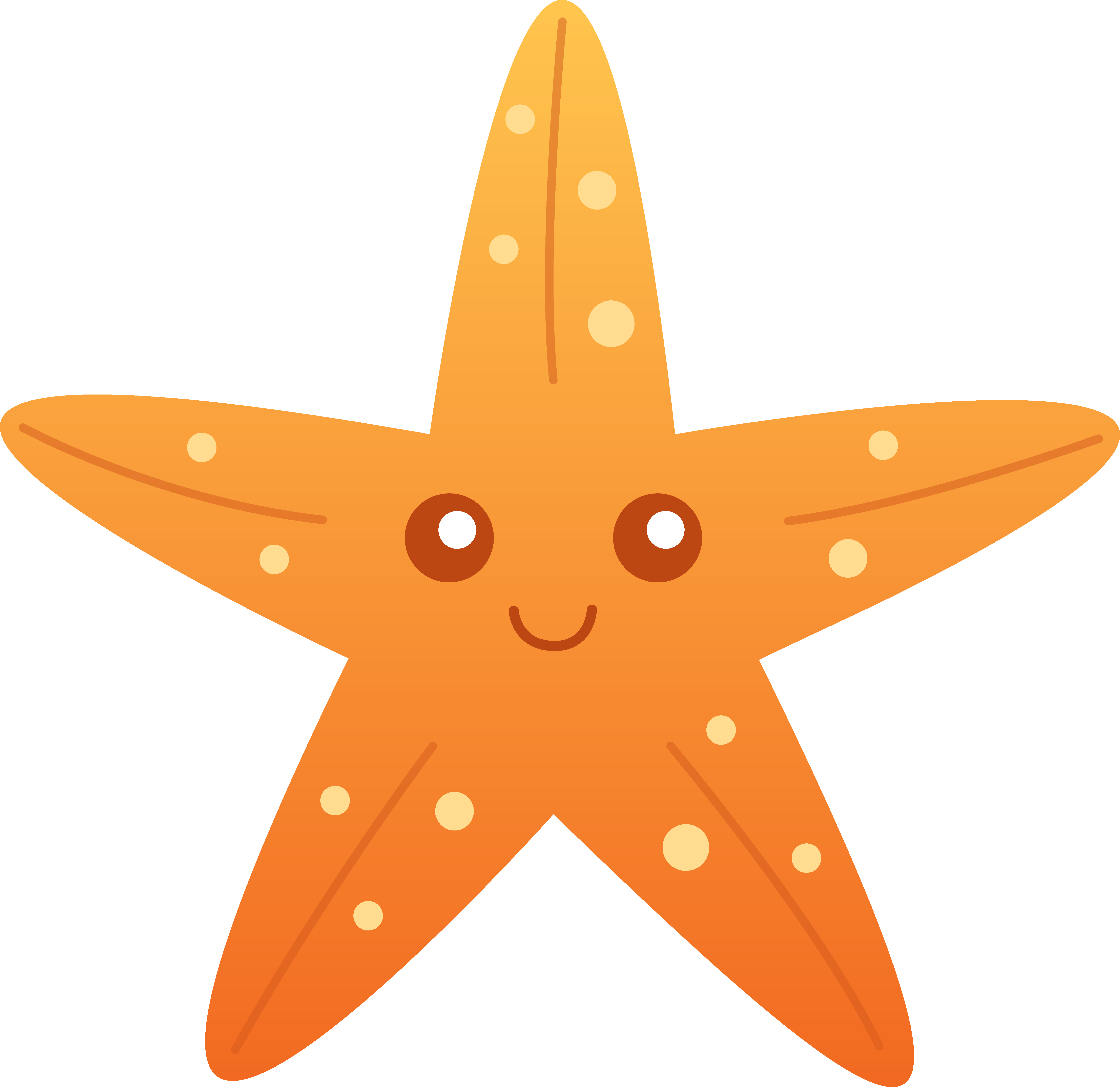 Animated starfish clipart