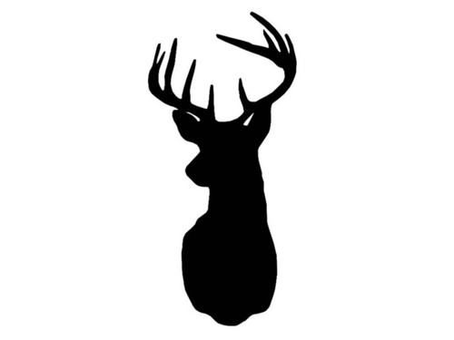1000+ images about deer head silhouette
