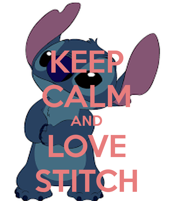 KEEP CALM AND LOVE STITCH Poster | awesome123 | Keep Calm-o-Matic