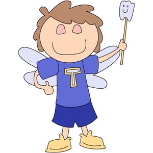 Boy tooth fairy clipart