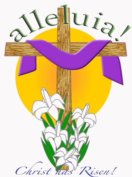 Easter sunday christian clipart