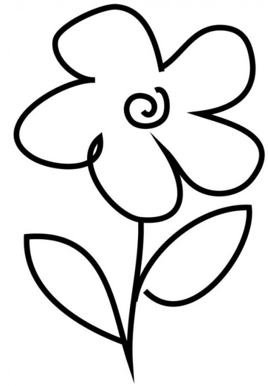 Simple Flower Drawings For Kids - ClipArt Best