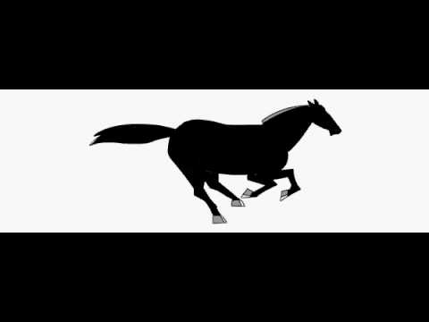 Horse running animation - YouTube