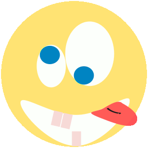 Silly face clipart