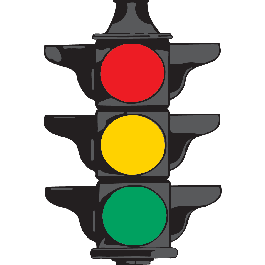 Red light green light clipart