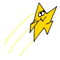 Shooting Star Animated Clipart