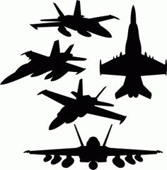 Fighter jets, Jets and Silhouette