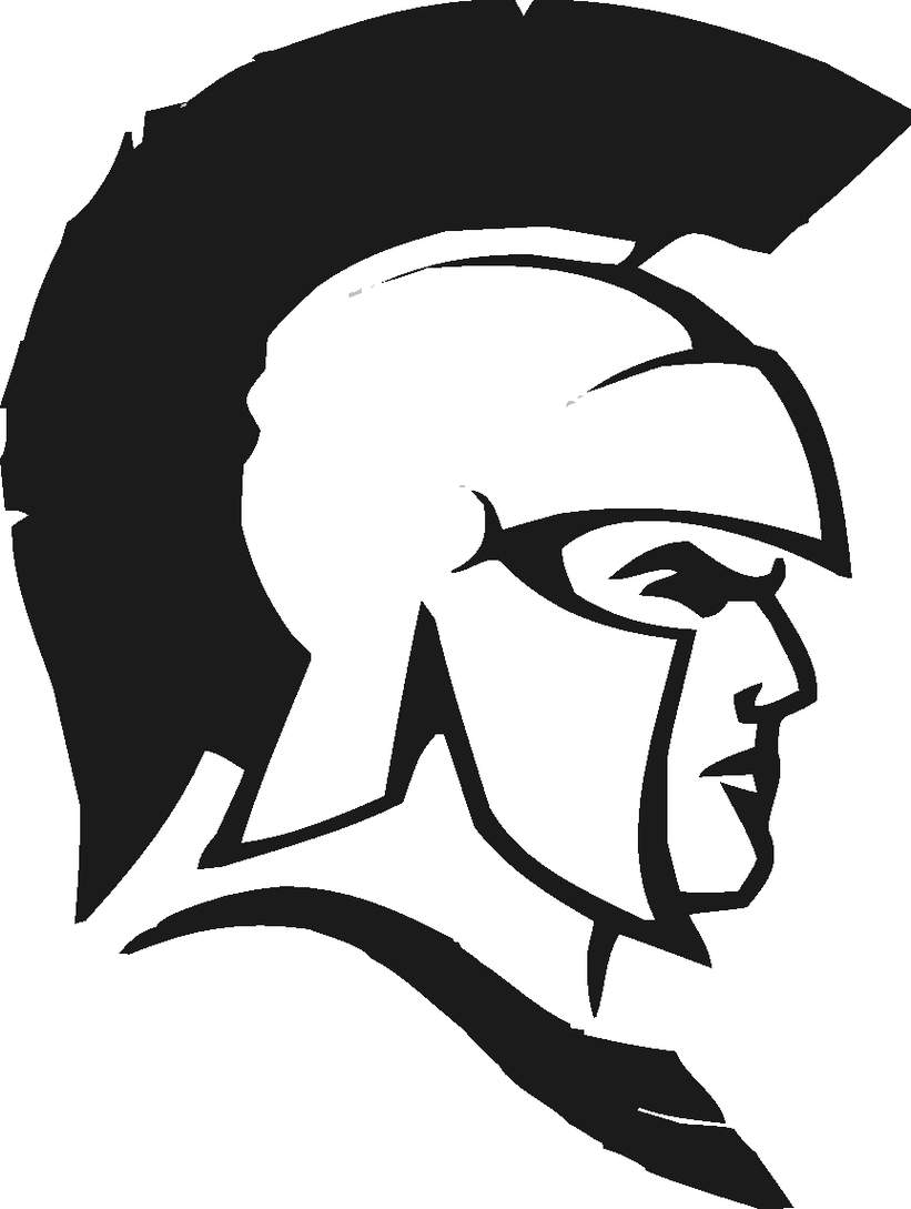 Black Spartan Head Clipart - Free to use Clip Art Resource